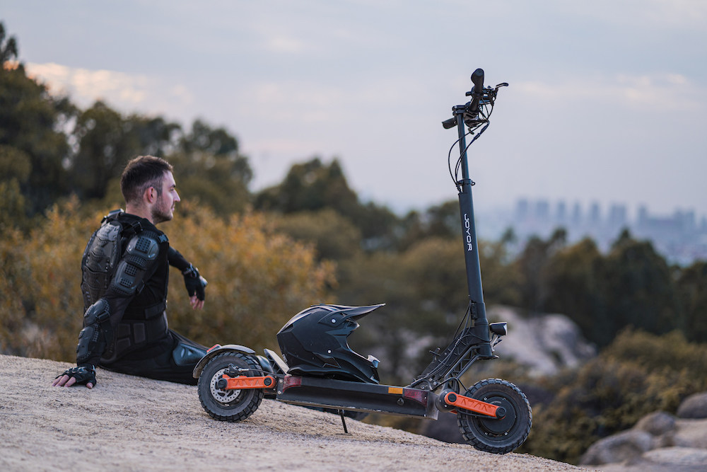 2021年joyor九悦电动滑板车亚马逊电商视频越野版