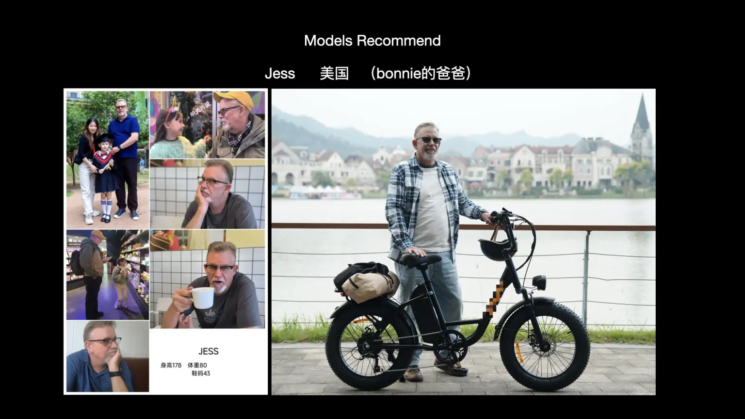 Jess Models Recommend 美国 (bonnie的爸爸） 身高178